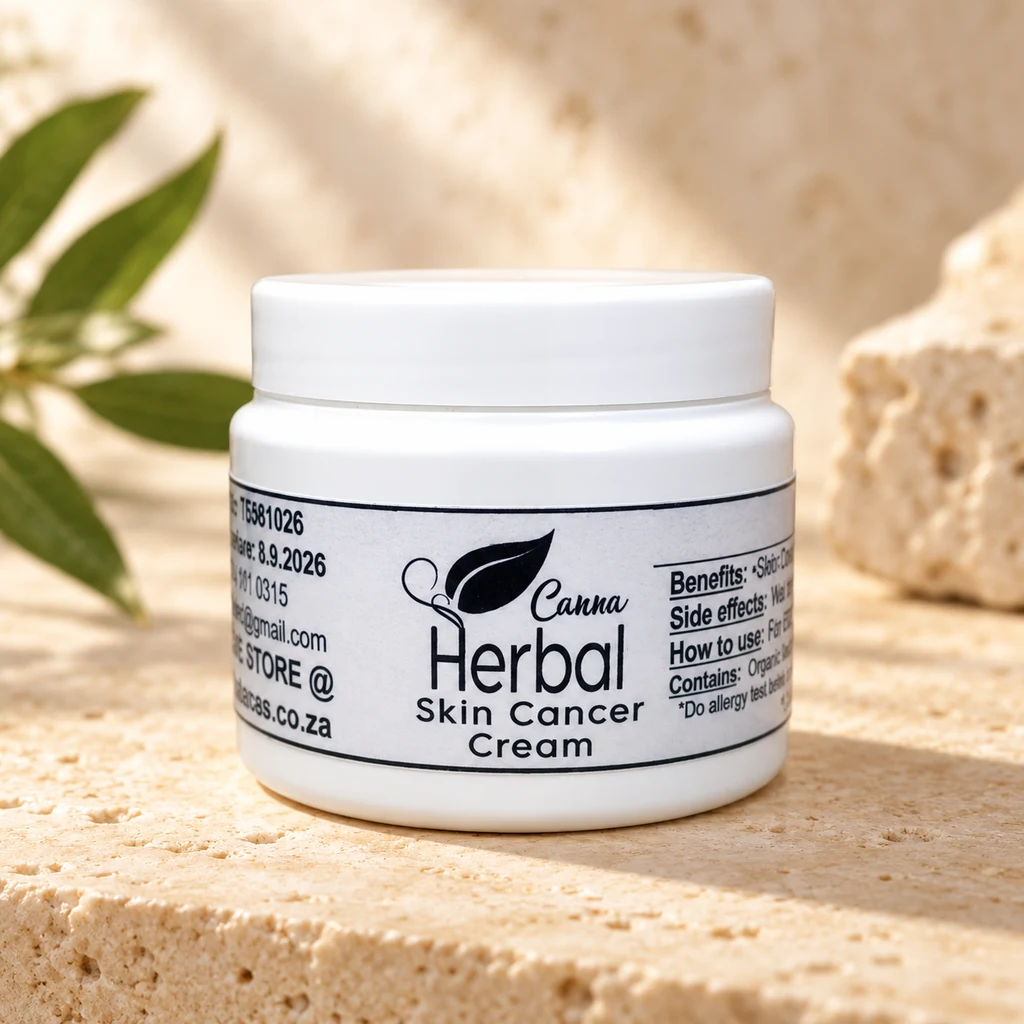 Herbal Skin Cream — Diana's product in a warm stone editorial setting